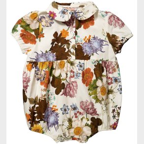 Christina Rohde Sommerdragt - Hvid m. Blomster