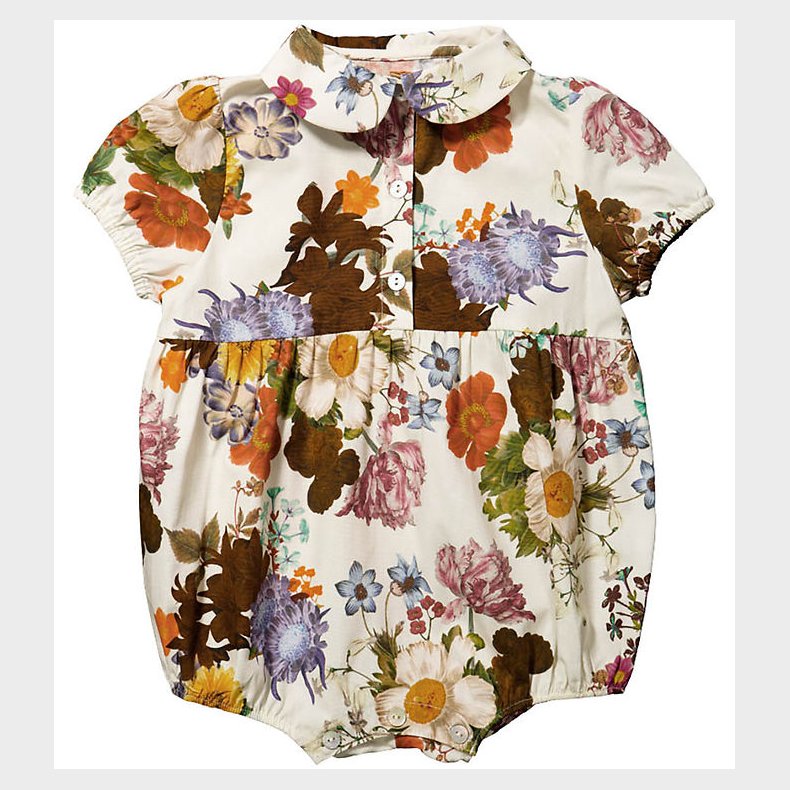 Christina Rohde Sommerdragt - Hvid m. Blomster