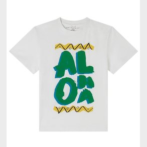 Stella McCartney Kids T-shirt - Hvid/Grn m. Print