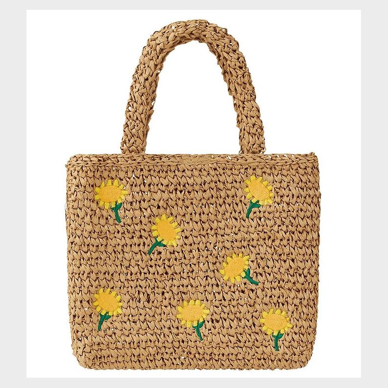 Stella McCartney Kids Taske - Nut Brown/Gul m. Solsikker