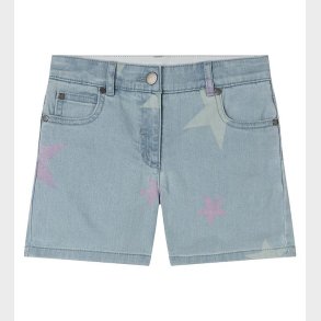 Stella McCartney Kids Denimshorts - Celeste m. Stjerner