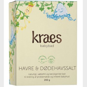 Kraes Babybad - Havre & Ddehavssalt - 200 g