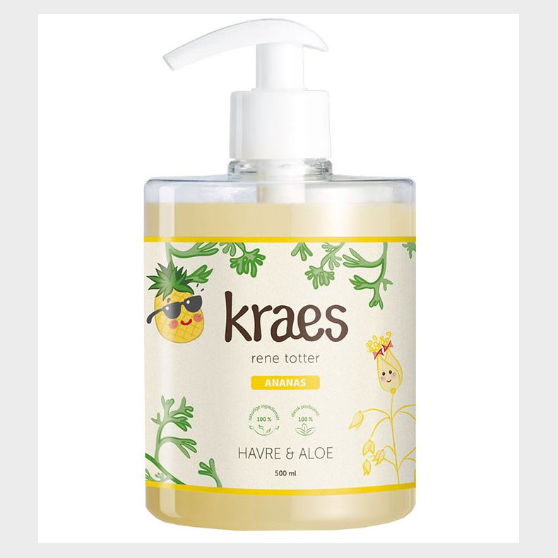 Kraes Shampoo - Rene Totter m. Ananas - 500 ml