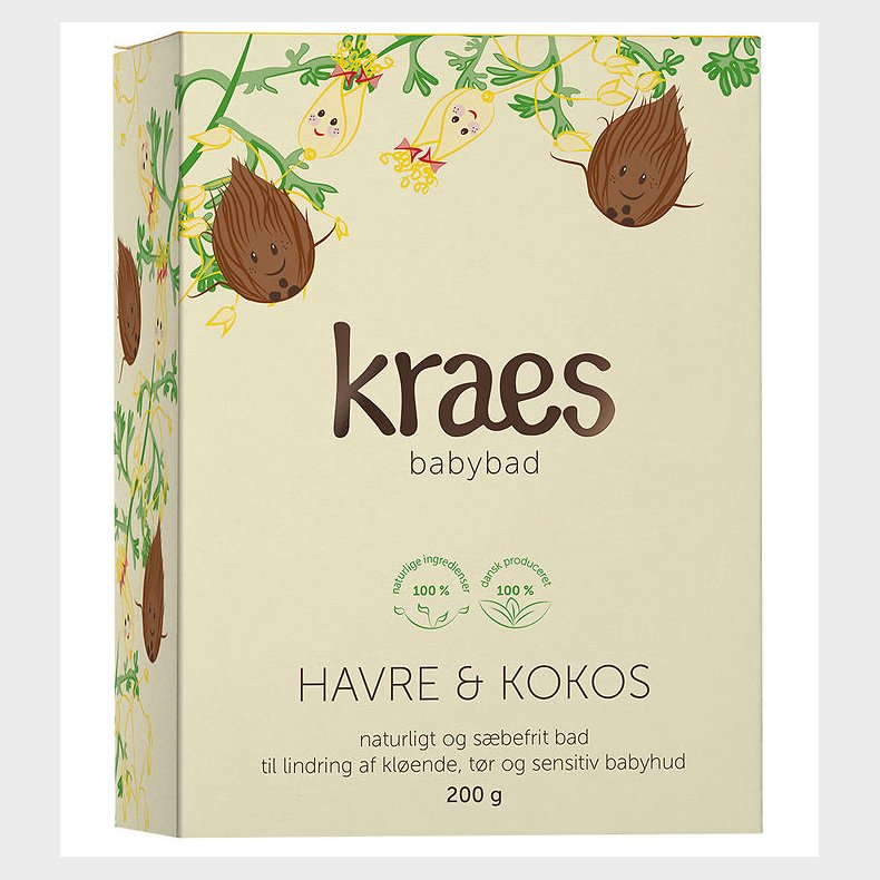 Kraes Babybad - Havre & Kokos - 200 g