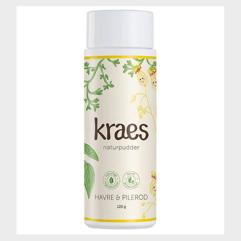 Kraes Naturpudder - Havre & Pilerod - 120 g
