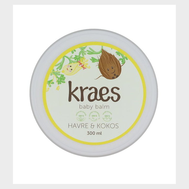 Kraes Baby Balm - Havre & Kokos - 300 ml