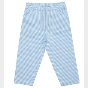 Copenhagen Colors Bukser - Sky Blue/Cream Stripe