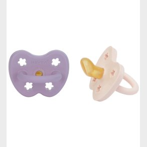 Hevea Sutter - 3-36 mdr. - 2-Pak - Naturgummi - Powder Pink/Lave