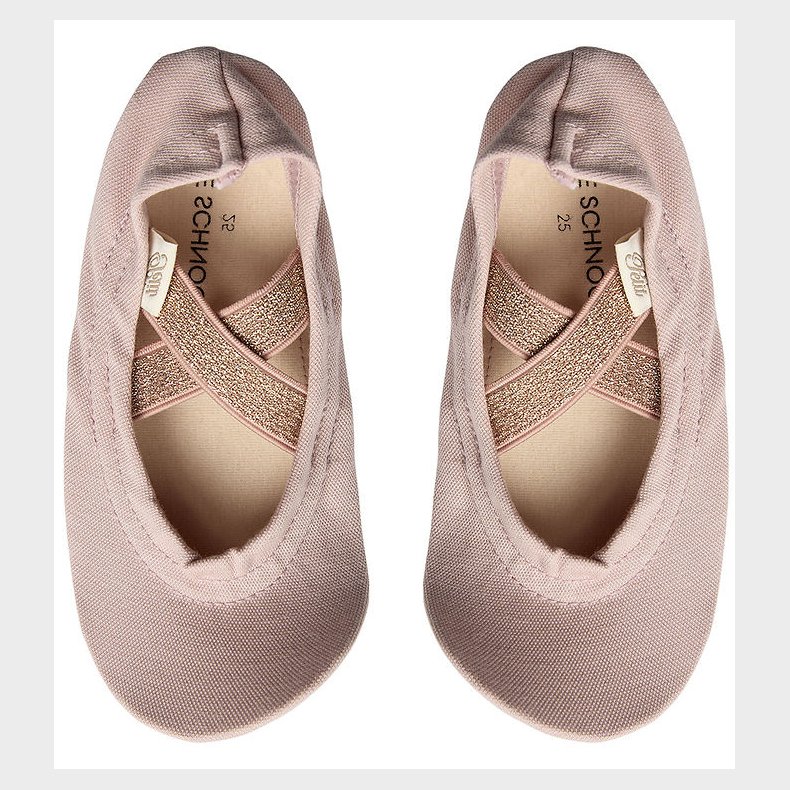 Sofie Schnoor Gymnastiksko - Dusty Rose m. Guldglimmer