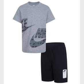 Nike Shortsst - Shorts/T-shirt - Sort/Gr