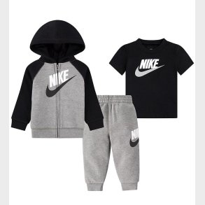 Nike Sweatst - Cardigan/Sweatpants/T-shirt - Carbon Heather
