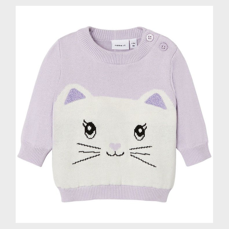 Name It Bluse - Strik - NbfDasally - Orchid Petal