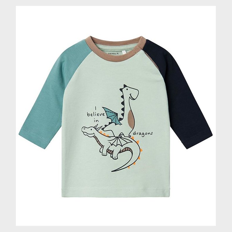 Name It Bluse - NbmDish - Silt Green