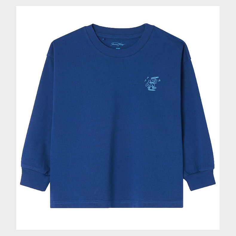 American Vintage Bluse - Vintage Royal Blue