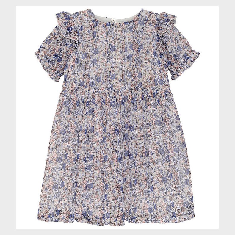 Creamie Kjole - Lurex dot - Buttercream