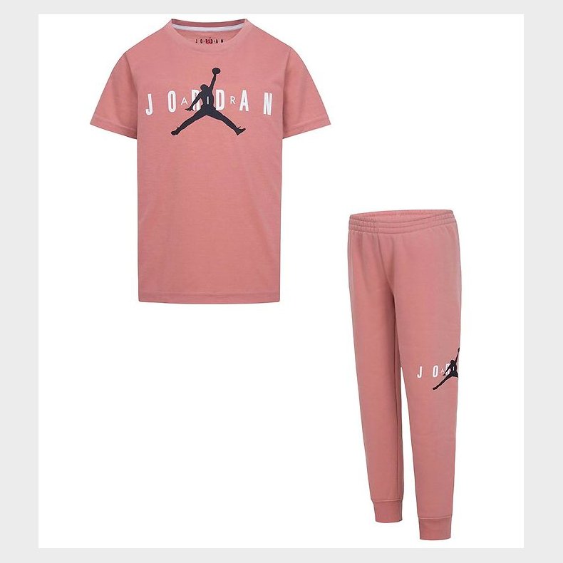 Jordan St - Sweatpants/T-Shirt - Sustainable - Red Stardust