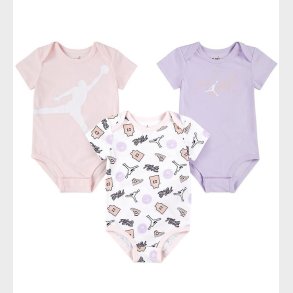Jordan Body k/ - 3-pak - Jumpman Flight - Pink Wash