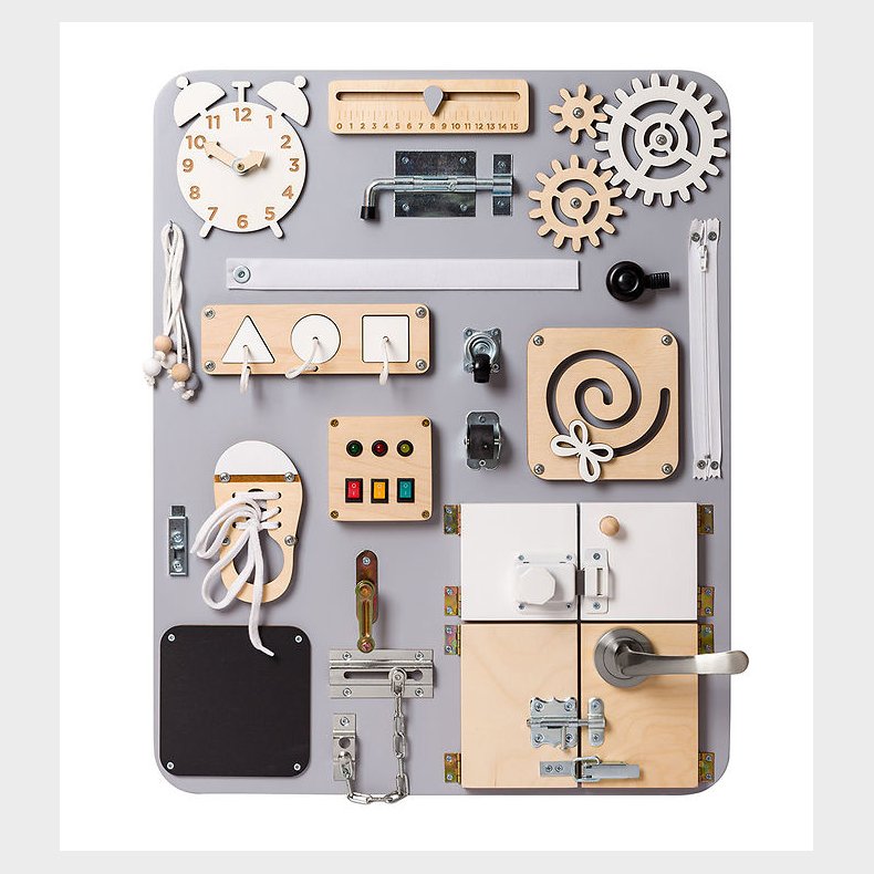 Woobiboo Woobiboard - Plus - Grey/Natural