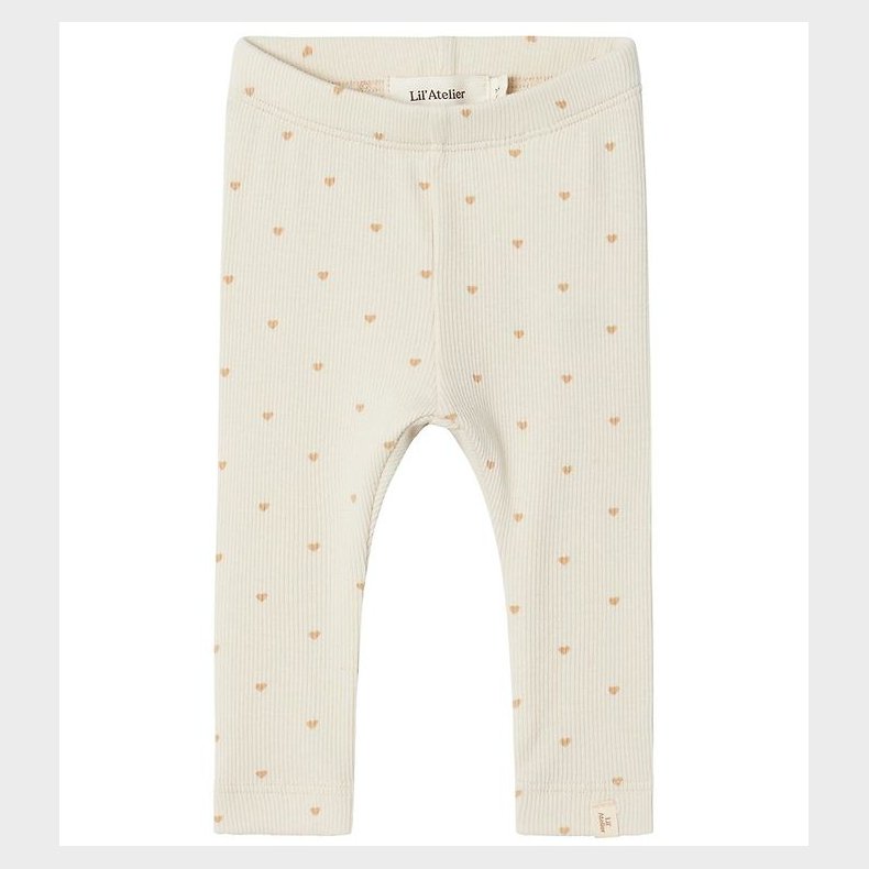 Lil´Atelier Leggings - Rib - NmfGago - Noos - TurtleDove Heart