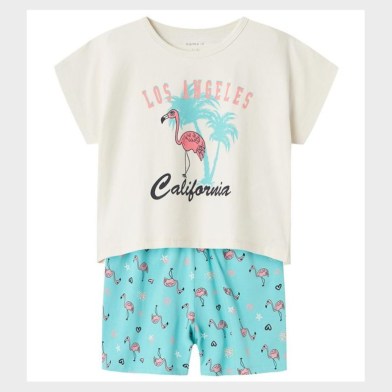 Name It Nattj - Flamingo - Pool Blue