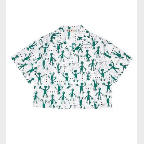 Marni Skjorte - Hvid/Grn