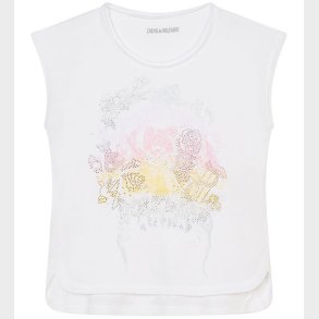 Zadig & Voltaire T-shirt - Angel - Hvid m. Print/Similisten