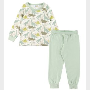 Joha Natt�j - Off White/St�vet Gr�n m. Dino