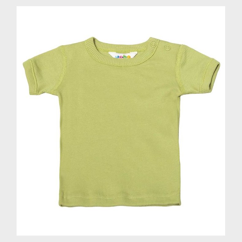Joha T-shirt - Rib - St�vet Gr�n