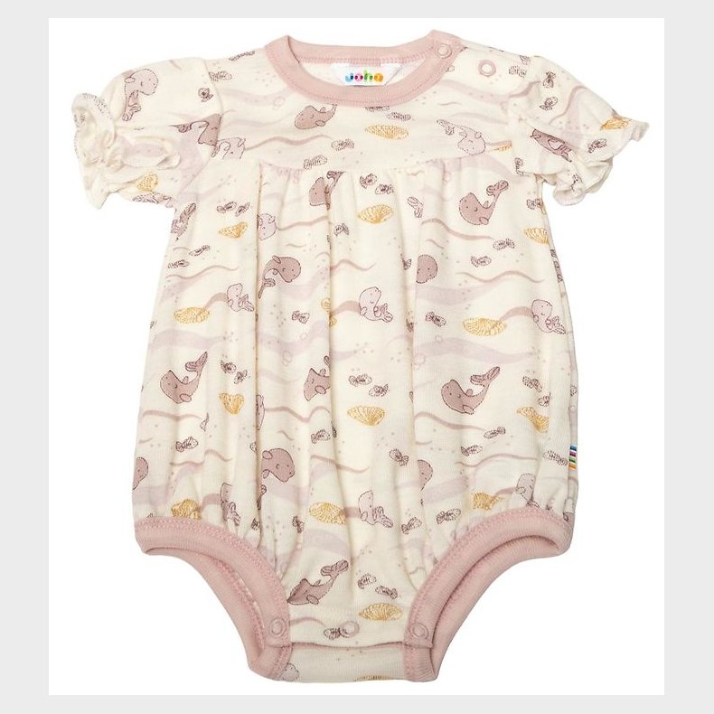 Joha Sommerdragt - Uld - Off White/St�vet Rosa m. Hval