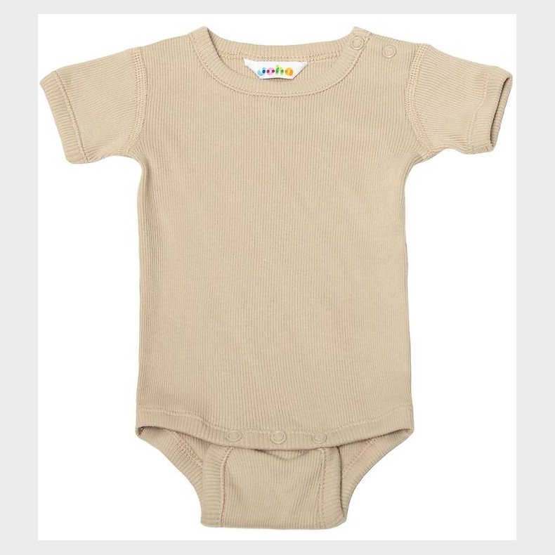 Joha Body k/ - Rib - Beige
