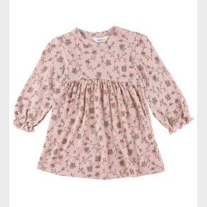 Joha Kjole - Bambus - Stvet Rosa m. Blomster