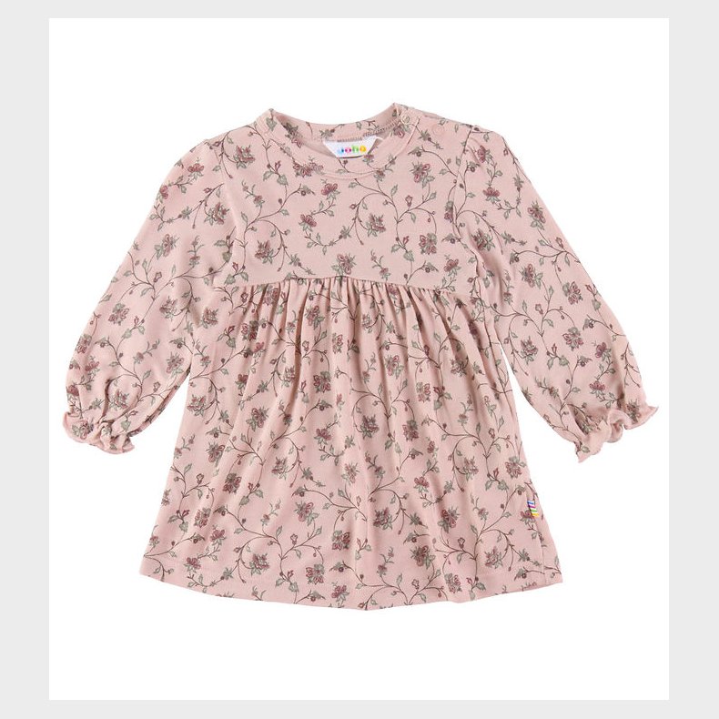 Joha Kjole - Bambus - Stvet Rosa m. Blomster