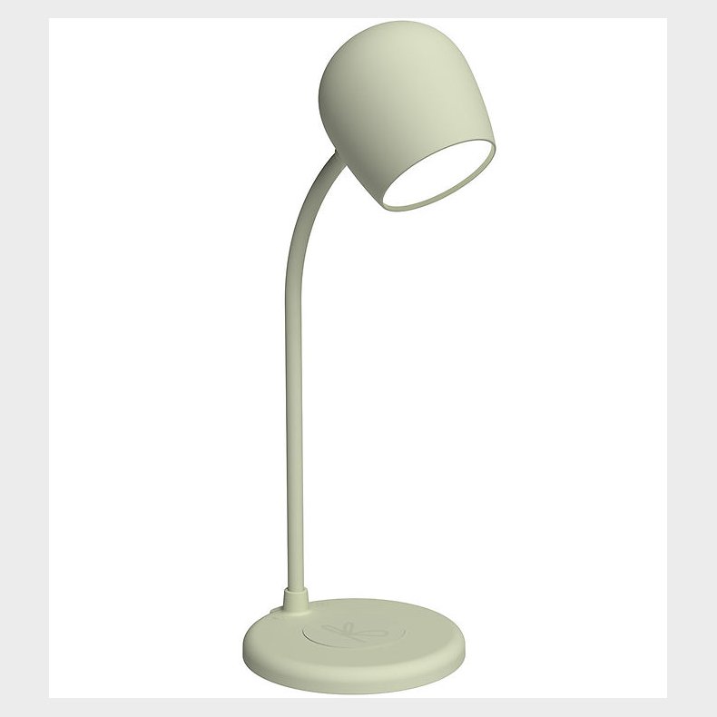 Kreafunk Lampe m. Oplader + H�jtaler - Ellie - Dusty Olive