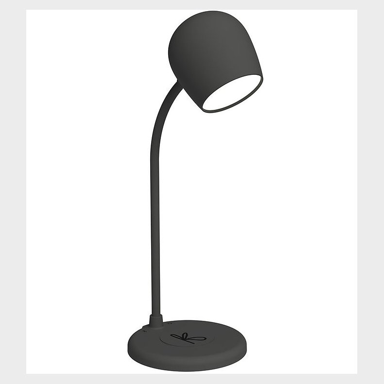 Kreafunk Lampe m. Oplader + Hjtaler - Ellie - Sort