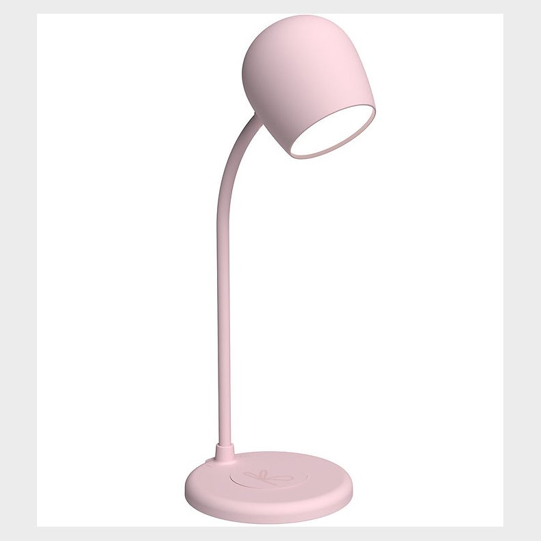 Kreafunk Lampe m. Oplader + Hjtaler - Ellie - Dusty Rose