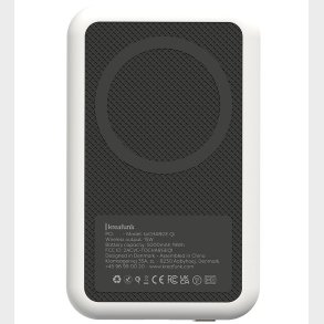 Kreafunk Powerbank - toCHANGE QI - Hvid - 5.000mAh