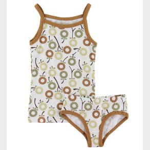 Katvig Undertj - Hvid m. bler