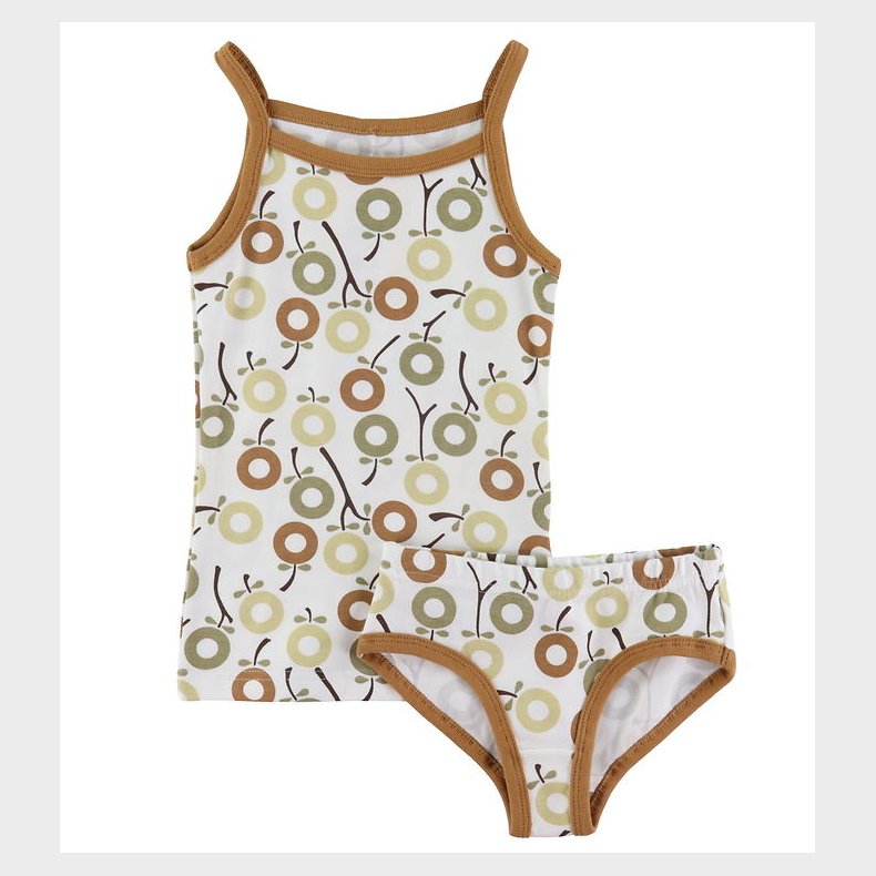 Katvig Undertj - Hvid m. bler