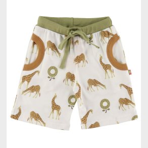 Katvig Shorts - Hvid m. Giraf