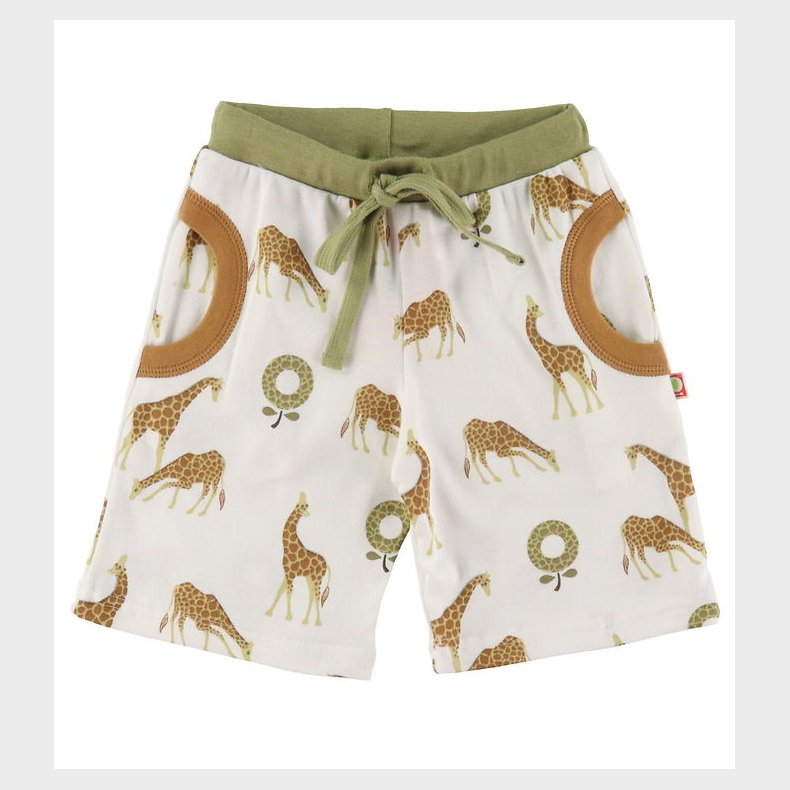 Katvig Shorts - Hvid m. Giraf
