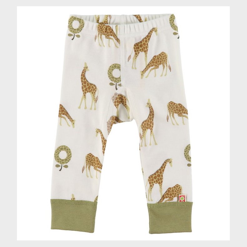 Katvig Leggings - Hvid m. Giraf