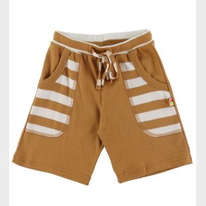 Katvig Shorts - Brun/Hvid Stribet