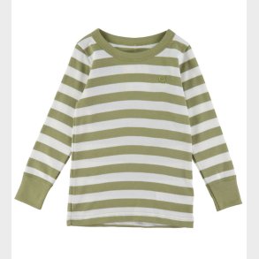 Katvig Bluse - Grn/Hvid Stribet