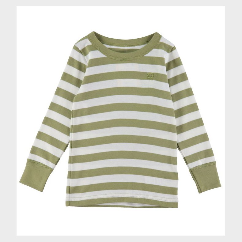 Katvig Bluse - Grn/Hvid Stribet