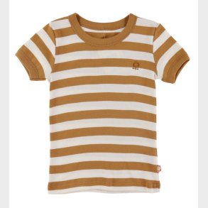Katvig T-shirt - Brun/Hvid Stribet