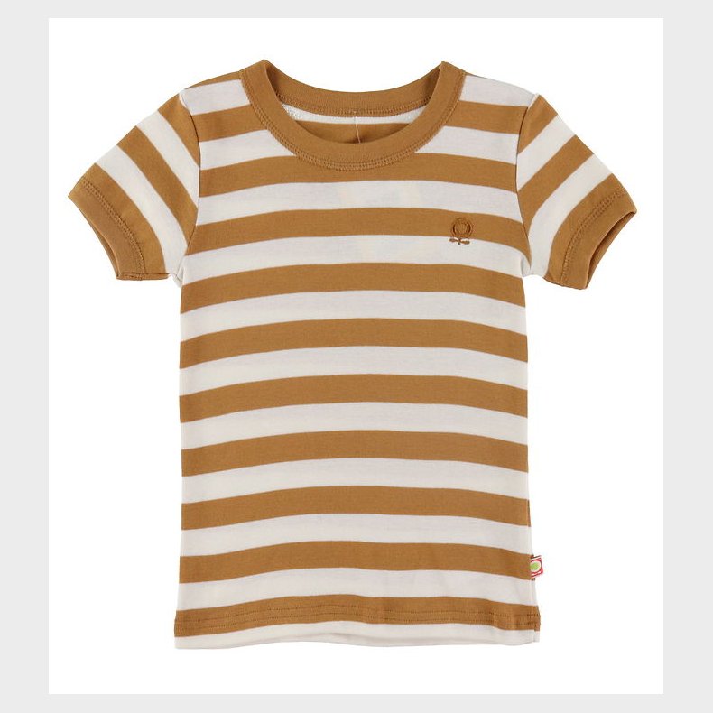 Katvig T-shirt - Brun/Hvid Stribet