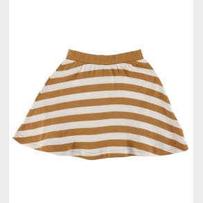 Katvig Nederdel - Brun/Hvid Stribet