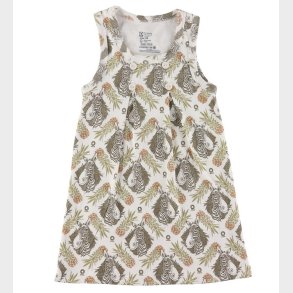 Katvig Kjole - Hvid m. Tropisk Print