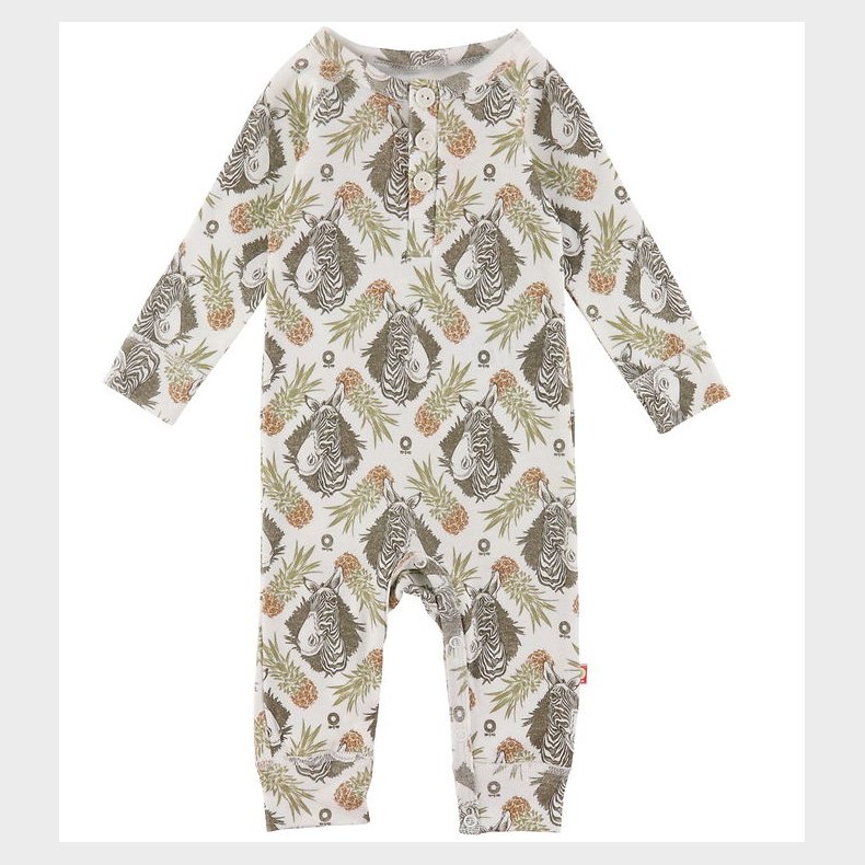 Katvig Heldragt - Hvid m. Tropisk Mnster