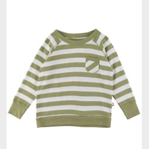 Katvig Bluse - Grn/Hvid Stribet